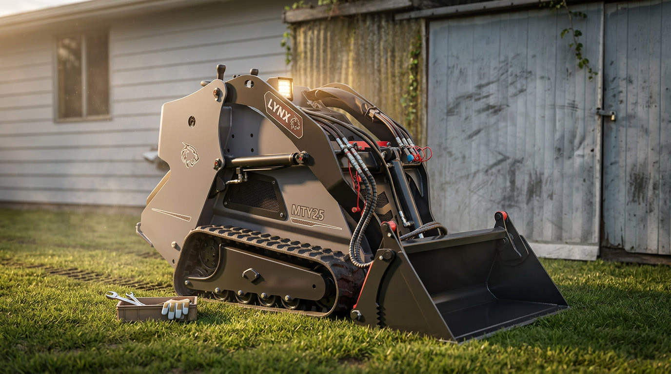 Mini skid steer rental with attachments by NeedIt Rentals in Marysville, WA